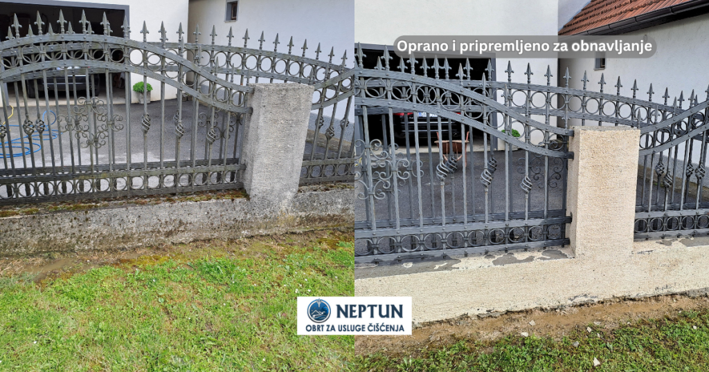 visokotlacno pranje ograde mahovina